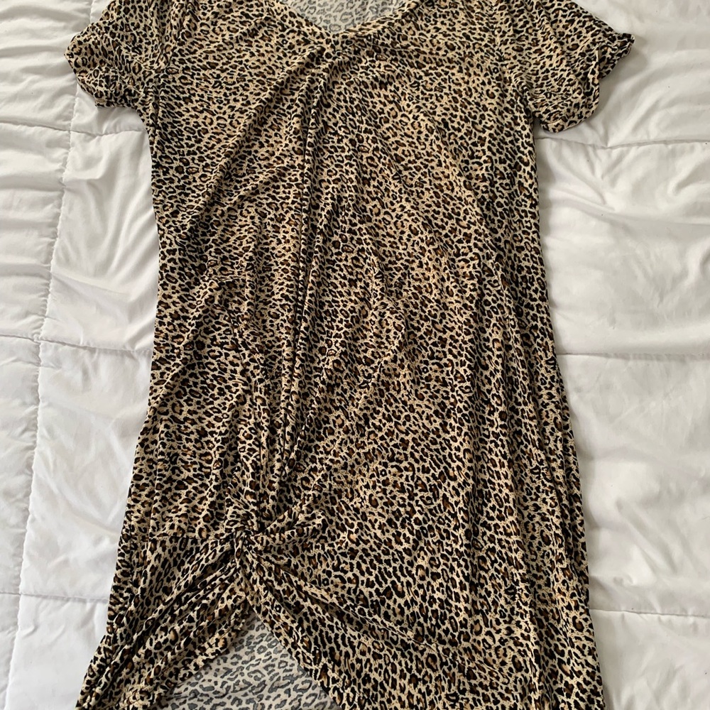 Shein Leopard Print Casual Dress - XL